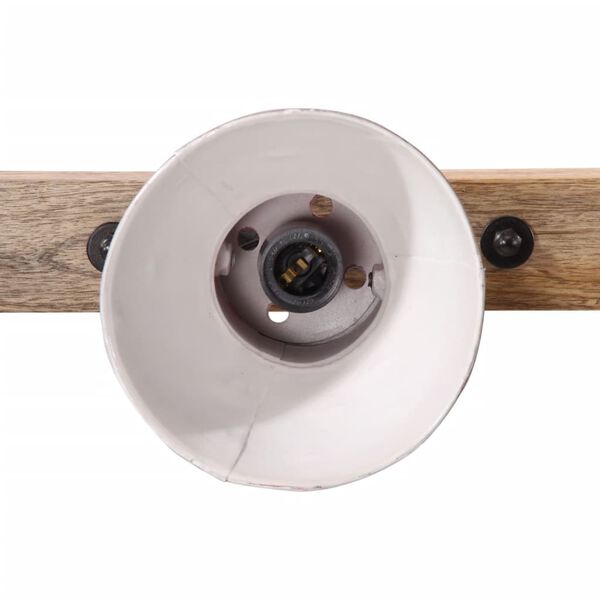 vidaXL Stenska svetilka 25 W rdeča 65x25 cm E27