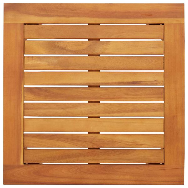 vidaXL Vrtna sedežna garnitura 3 pcs Rjava Trden akacijev les