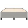 vidaXL Posteljni okvir brez vzmetnice siv 120x190 cm blago