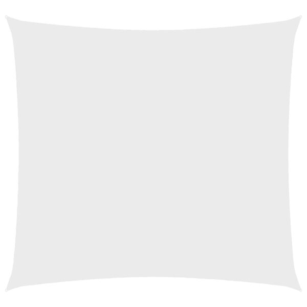 vidaXL Senčno jadro oksford blago kvadratno 5x5 m belo