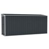 vidaXL Vrtna lopa antracitna 118x382x178 cm jeklo