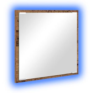 vidaXL LED kopalni&scaron;ko ogledalo z ogledalom Star les 40 x 37 x 8.5 cm