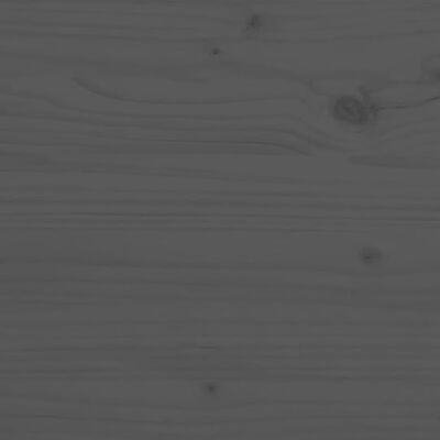 vidaXL Nočna omarica 2 kosa siva 40x34x55 cm trdna borovina