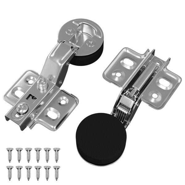 vidaXL Tečaj 2 pcs srebrna 35 mm elezo