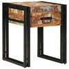 vidaXL Stranska miza s predalom 40 x 40 x 50 cm Trdna obnovljena les
