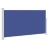 vidaXL Stranska tenda za teraso 160x300 cm modra