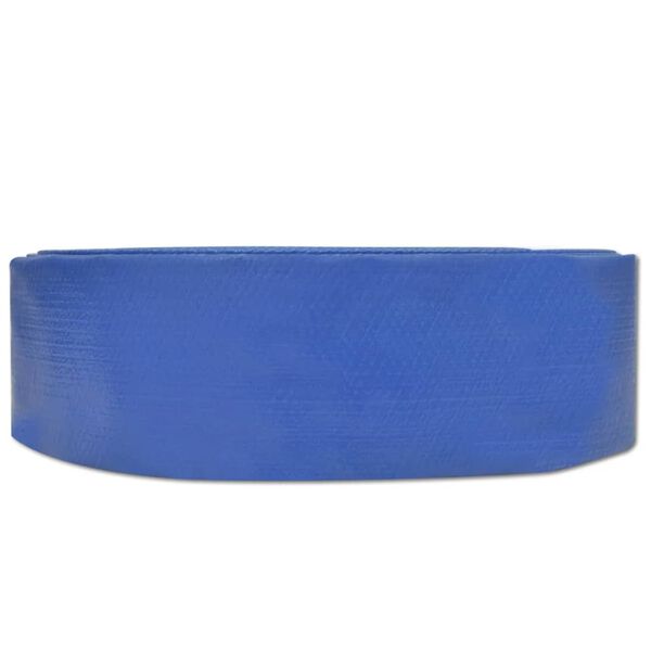 vidaXL Plo&scaron;čata cev 50 m 3" PVC