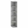 vidaXL Kotna polica 5 ravni 25 x 31 x 131 cm Inženirski les