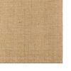 vidaXL Preproga naravni sisal 100x100 cm