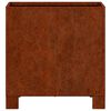 vidaXL Cvetlično korito z nogami zarjavelo 30x30x30 cm corten jeklo