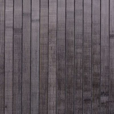 vidaXL Paravan iz bambusa sive barve 250x165 cm