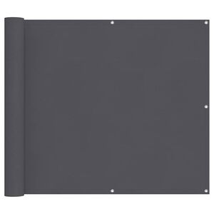 vidaXL Balkonsko platno antracitno 90x500 cm oksford blago