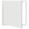 vidaXL Dostopna enota Bela 63 x 63 x 3 cm Jeklo