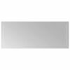 vidaXL LED kopalni&scaron;ko ogledalo Transparentno 100 x 40 cm Pravokotna