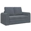 vidaXL Sofa postelja Temno siva 148 x 71 x 83 cm Žamet