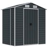vidaXL Vrtna lopa antracit 191x130x198 cm pocinkano jeklo