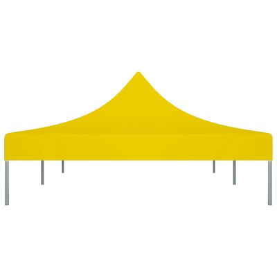 vidaXL Streha za vrtni šotor 6x3 m rumena 270 g/m²