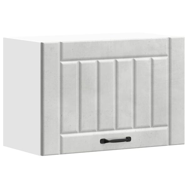 vidaXL Kuhinjska stenska omarica Lucca betonsko siv inženirski les