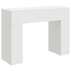 vidaXL Klubska miza Bela 102 x 35 x 75 cm Inženirski les