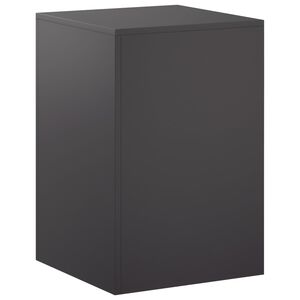 vidaXL Stojalo za rastline Črna 40 x 40 x 60 cm Jeklo