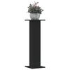 vidaXL Stojalo za rastline 2 kosa črno 30x30x95 cm inženirski les