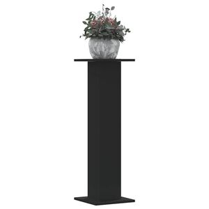vidaXL Stojalo za rastline 2 kosa črno 30x30x95 cm inženirski les