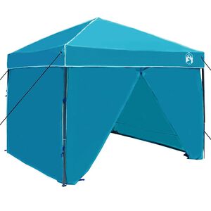 vidaXL Nadstre&scaron;ni &scaron;otor 243 x 243 x 251 cm Modra blago