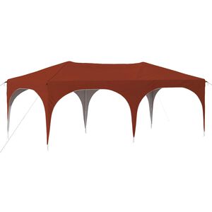vidaXL Zložljivi &scaron;otor za zabave 575 x 288 x 245 cm Terakota