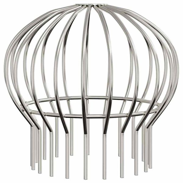 vidaXL Za&scaron;čita za listje na žlebu 8 pcs srebrna 160 mm Nerjaveče jeklo