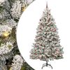 vidaXL Umestno božično drevo 210 cm 300 LED Toplo bela PVC in jeklo