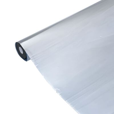 vidaXL Folija za okna z odsevnim učinkom srebrna 45x2000 cm PVC