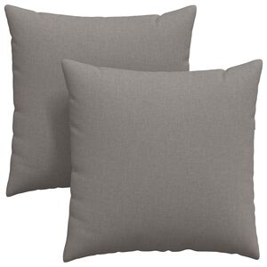 vidaXL Blazine za kavč 2 pcs Taupe 80 x 80 cm blago