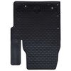 vidaXL Avto preproga 3 pcs Črna primeren za TRANSIT CUSTOM 2023- Guma