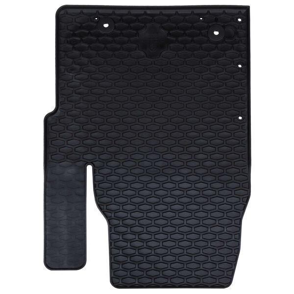 vidaXL Avto preproga 3 pcs Črna primeren za TRANSIT CUSTOM 2023- Guma