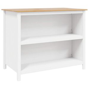 vidaXL Kuhinjski otoki HILL Bela 112 x 66 x 90 cm Masivna borovina