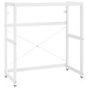 vidaXL Kopalni&scaron;ki regal bel 79x38x83 cm železo