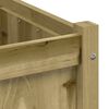 vidaXL Vrtno korito 70x70x70 cm impregnirana borovina
