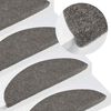 vidaXL Preproge za stopnice samolepilne 20 kosov sive 56x17x3 cm