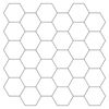 vidaXL &Scaron;esterokotna plo&scaron;čica 10 kos Bela siva 30 x 30 cm
