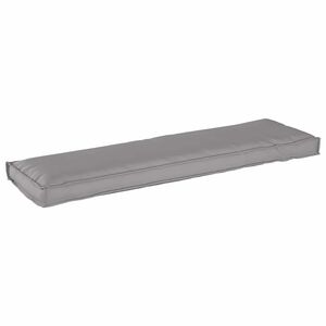 vidaXL Blazina Oxford tkanina Siva 140 x 40 x 8 cm