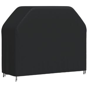 vidaXL Pokrivalo za žar 140x58x106 cm črno 420D oxford