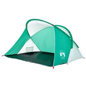 vidaXL &Scaron;otor za plažo za 2 osebi morsko zelen pop-up vodoodporen