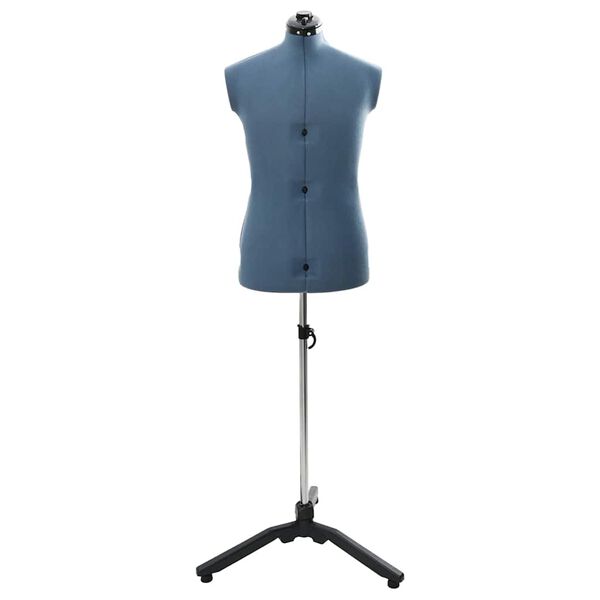 vidaXL Prilagodljiv obrazec obleke za ženske Modra 37.5-45.5 palca