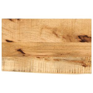 vidaXL Mizna plo&scaron;ča 40x20x2,5 cm naraven rob trden robusten mangov les