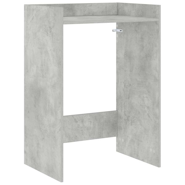 vidaXL Omara za pralni stroj Beton 67,5 x 48 x 97 cm Konstruiran les