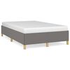 vidaXL Posteljni okvir brez vzmetnice temno siv 120x200 cm blago