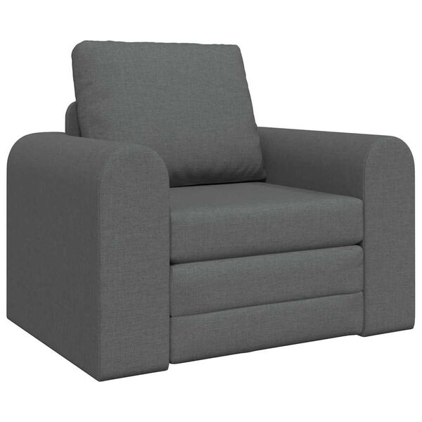 vidaXL Sofa postelja Temno siva 98 x 71 x 83 cm blago
