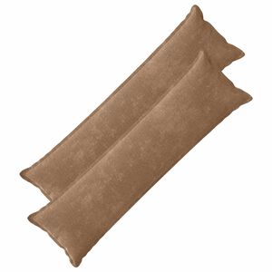 vidaXL Prevleka za blazino 2 pcs HOUTEN Rjava 40 x 145 cm