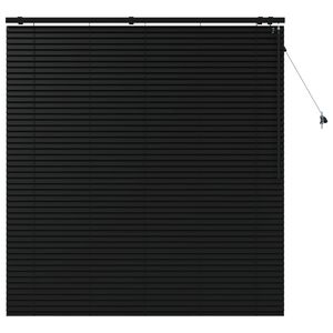vidaXL Venecijanska žaluzija Črna 150 x 160 cm 35 mm