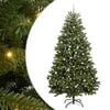 vidaXL Umestno božično drevo 300 cm 300 LED Toplo bela PVC in jeklo